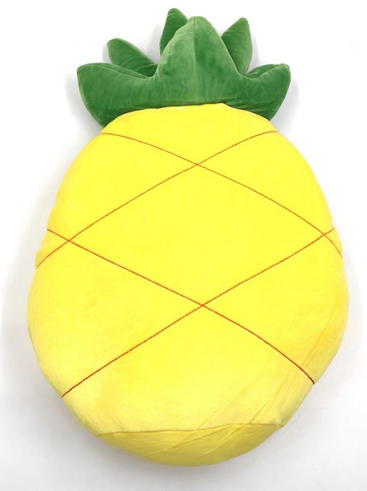 Carbotex Dekokissen Squishmallows Plüsch Obst, Wassermelone, Erdbeere, Pfirsich 40-50cm von Carbotex