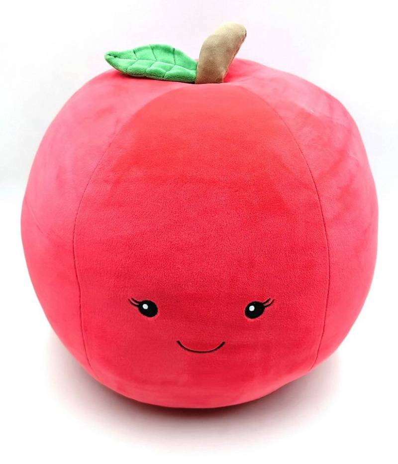 Carbotex Dekokissen Squishmallows Plüsch Obst, Wassermelone, Erdbeere, Pfirsich 40-50cm von Carbotex