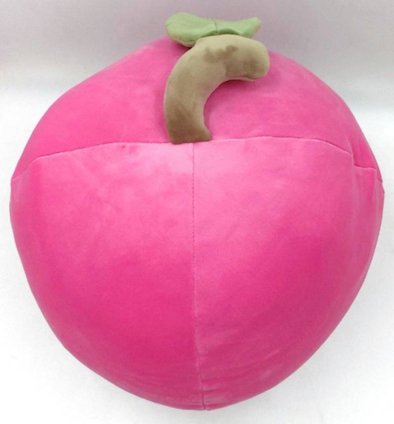 Carbotex Dekokissen Squishmallows Plüsch Obst, Wassermelone, Erdbeere, Pfirsich 40-50cm von Carbotex