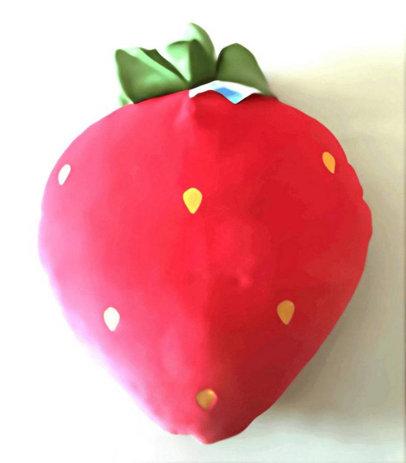 Carbotex Dekokissen Squishmallows Plüsch Obst, Wassermelone, Erdbeere, Pfirsich 40-50cm von Carbotex