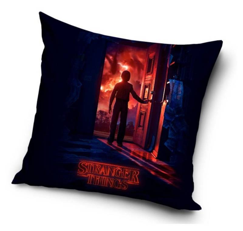 Carbotex Dekokissen Stranger Things dekoratives Kissen 40x40 cm von Carbotex