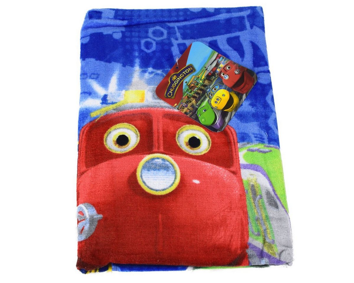 Carbotex Handtücher Handtuch Chuggington der Größe 70x140 cm Baumwoll-Duschtuch für Kinder, (1-St), authentisches Design von Carbotex