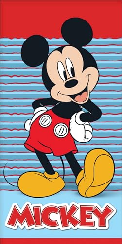 Carbotex Mickey Mouse Strandtuch Badetuch Duschtuch 70x140cm MM2295095 von Carbotex