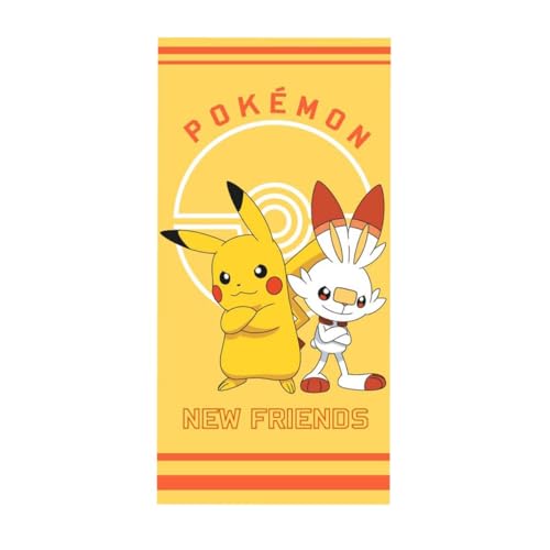 Carbotex Pokemon New Friends Strandtuch Badetuch Duschtuch 70x140cm PIKA3230678-R von Carbotex