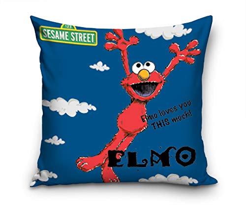 Carbotex Sesame Street Sesamstrasse Elmo Kissen Dekokissen Zierkissen 40x40 cm von Carbotex