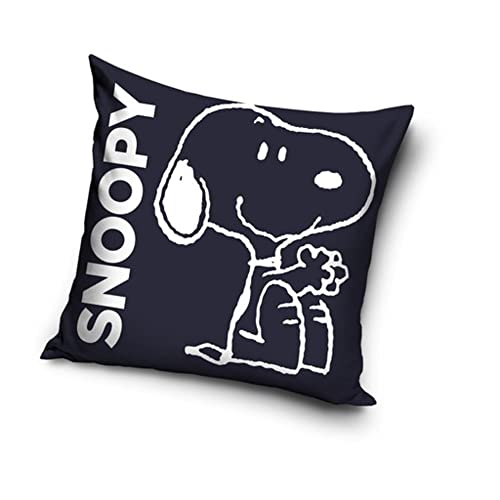 Carbotex kompatibel mit Snoopy Peanuts Kissenhülle Kissenbezug 40x40 cm (SNO225070) von Carbotex