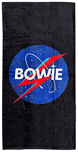 David Bowie Badetuch Handtuch Strandtuch 70 x 140 cm von Carbotex