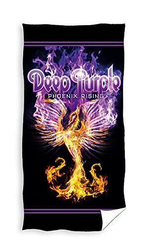 Deep Purple Badetuch Handtuch Strandtuch 70 x 140 cm von Carbotex