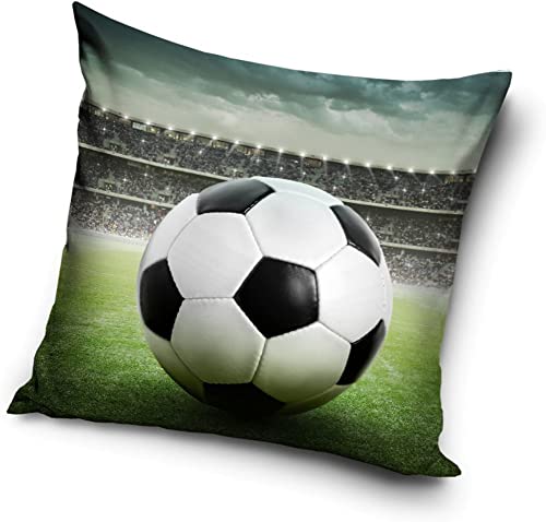 Fussball Motiv Kissenhülle Kissenbezug 40x40 cm (PD191073) von Carbotex