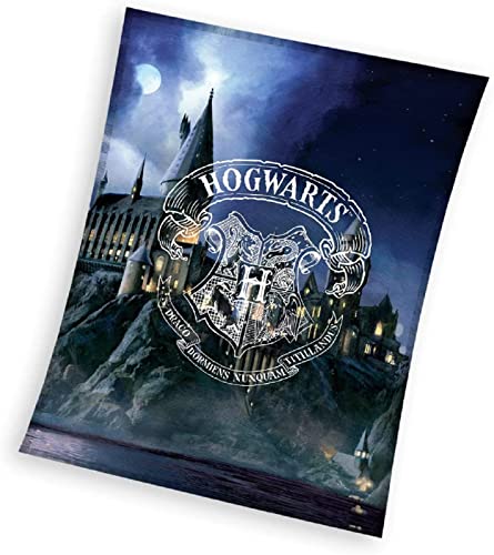 Harry Potter Fleecedecke Blue Polyester150x200cm HP201065 von Carbotex