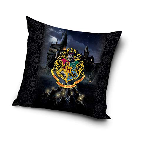 Harry Potter Hogwarts Kissen Füllung Dekokissen Zierkissen 40cmx40cm von Carbotex