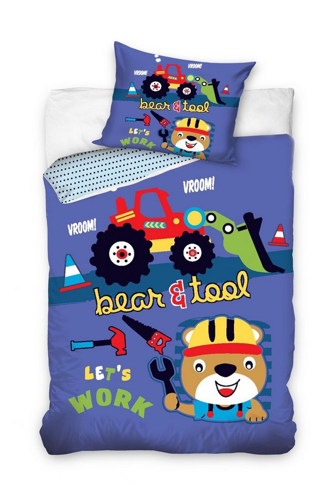Carbotex Kinderbettwäsche Baumaschinen Bagger Kran Baustelle Kinderbettwäsche 135 x 200 cm Carbotex Kinderbettwäsche Baumaschinen Bagger Kran Baustelle Kinderbettwäsche 135 x 200 cm von Carbotex