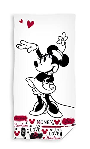 Carbotex Minnie Mouse MCK20703-R ręcznik plażowy 70 x 140 cm von Carbotex