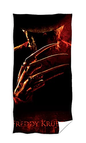 NEW LINE CINEMA Unisex Kinder Horror Freddy Krueger Badetuch Handtuch Strandtuch 70 x 140 cm, Multi-Coloured von NEW LINE CINEMA