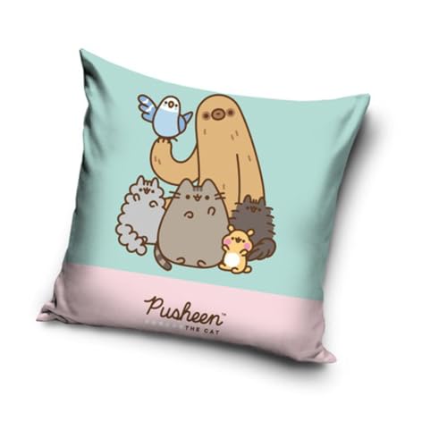 Pusheen The Cat Motiv Kissenhülle Kissenbezug 40x40 cm (PTC225100) von Carbotex