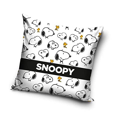 Carbotex Snoopy Peanuts Kissenhülle Kissenbezug 40x40 cm (SNO203006) von Carbotex