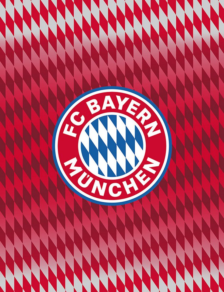 Wohndecke FC Bayern München Kuscheldecke 130x170cm, Carbotex von Carbotex