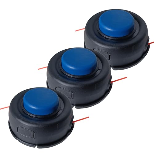 3er-Pack T35 Trimmerkopf (M10 x 1,25 lHF) für Husqvarna Unkrautfresser 123L 128LD 223L 224L 225L 232L 322L 323L 324LX 325L 325LX 326LX 326LDX 322R 323R 5 25 l, 52 l. 5LS Rasentrimmer Teile 537388101 von Carburionix
