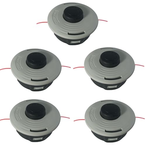 Rasentrimmerkopf für Stihl AutoCut 27-2 FS85 FS90 FS90r FS70r FS55 FS55r FS56rc FS91R FS100RX FS110 FS120 FS130 FS131 FS240 Rasentrimmer, 5 Stück Ersatzteile, Stöße Kopf (10x1,0 LHF) von Carburionix