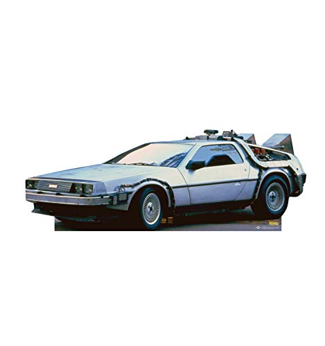 Cardboard People Delorean Pappaufsteller in Lebensgröße – Zurück in die Zukunft (Film 1985) von Cardboard People