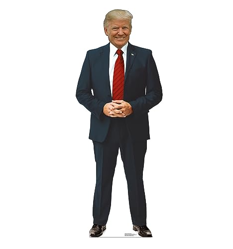 Advanced Graphics Pappaufsteller Präsident Donald Trump, lebensgroß von Cardboard People