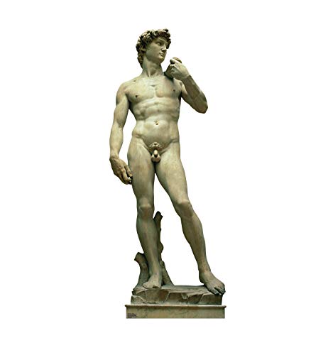 Advanced Graphics Pappaufsteller in Lebensgröße, Motiv: Italien, Pappe, Statue of David, Einheitsgröße Advanced Graphics Pappaufsteller in Lebensgröße, Motiv: Italien, Pappe, Statue of David, Einheitsgröße von Cardboard People