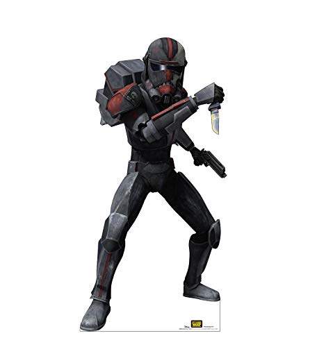 Advanced Graphics Star Wars The Clone Wars Pappaufsteller in Lebensgröße One Size Bad Batch Clone - Hunter von Cardboard People