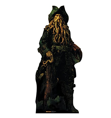 Cardboard People Davy Jones Pappaufsteller in Lebensgröße – Disneys Fluch der Karibik von Cardboard People
