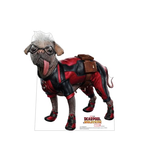 Cardboard People Dogpool Pappaufsteller in Lebensgröße - Deadpool & Wolverine (2024 Film) von Cardboard People