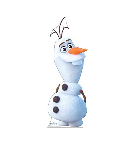 Cardboard People Olaf Pappaufsteller in Lebensgröße – Disney's Frozen II (2019 Film) von Cardboard People