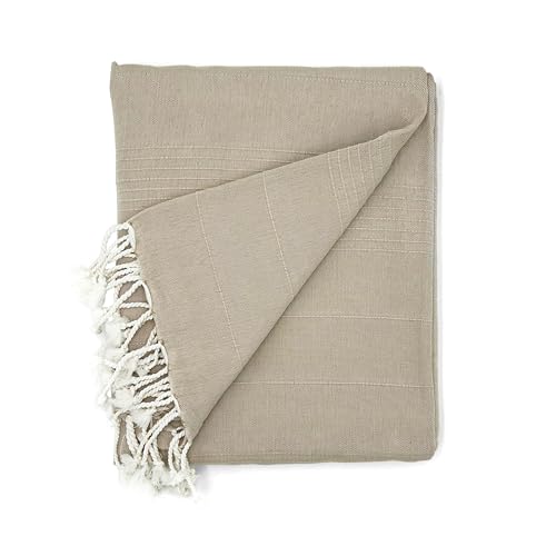 Cardenal Textil - Peñíscola Mehrzweckschal, Bettdecke, Sofabezug - Beige - 130 x 180 cm von Cardenal Textil