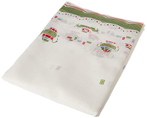 Cardenal Textil Tazas Vorhang Küche Voillo, Grün, 2er Pack 100 x 140 cm von Cardenal Textil
