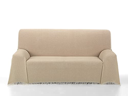 Cardenal Textil Foulard Mult. Kalpe, 180 x 260 cm, Kamelbraun von Cardenal Textil