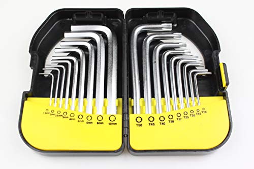 Benson Innensechskantschlüssel & Torx Set Profi 18tlg. Benson Innensechskantschlüssel & Torx Set Profi 18tlg. von Cardepot24