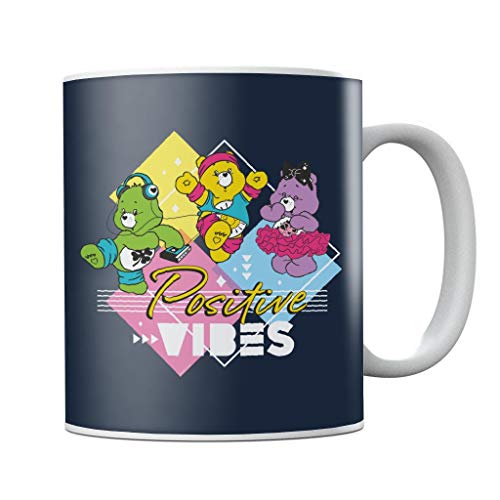 Care Bears Good Luck Bear Positive Vibes White Text Mug von Care Bears