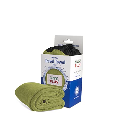 Care Plus Reisehandtuch Mikrofaser - Größe: small 40 x 80 cm - Grün - Travel Towel von Care Plus