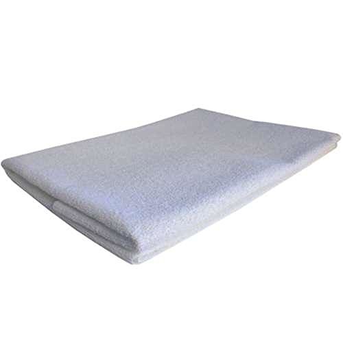 Wasserdichter Matratzenschoner Frottee Folie - 100 x 150 cm - weiß - OEKO-TEX® Standard 100 - weiche, wasserundurchlässige Schutzschicht zwischen Matratze und Bettlaken von CareLiv