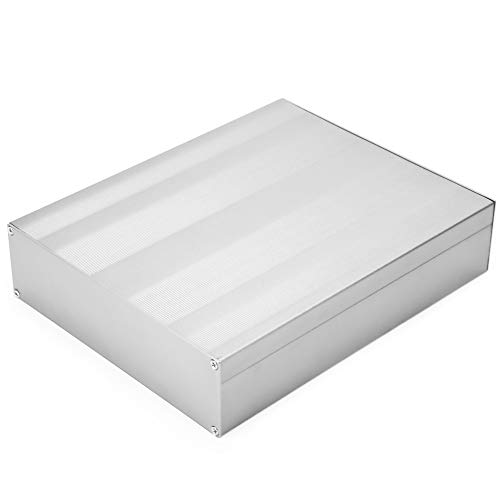 Caredy Aluminiumlegierung Projekt Box, Gehäuse Elektronische Fall Box Platine Aluminium Sandstrahlen Leiterplatte Instrument Aluminium Box, 2 * 7 * 8,7 in (50 * 178 * 220 mm) von WEISI