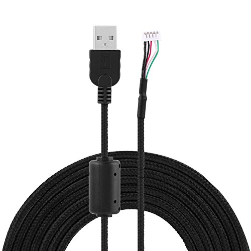 Caredy USB-Mauskabel, USB-Mauskabel, Drahtleitung Ersetzen Sie die Logitech G500s Game Mouse (2 Meter) von Caredy