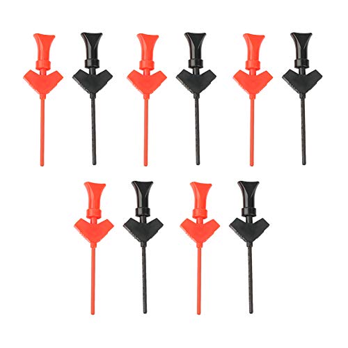 Mini Grabber, P5003 10 Stk. SMD-IC Mini Grabber-PrüFspitzenhaken-Testclips Jumper Logic Analyze-ZubehöR Test Hook Logic Analysis-ZubehöR von Caredy