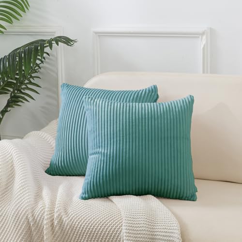 Caregchrisj Kissenbezug 40x40 2er Set Kordsamt Kissenbezug Grün gestreiftes Muster Kissenbezüge gelten für Wohnzimmer,Sofa,Schlafzimmer,Balkon,Kinder,Deko Kissenhülle mit Verstecktem Reißverschluss Caregchrisj Kissenbezug 40x40 2er Set Kordsamt Kissenbezug Grün gestreiftes Muster Kissenbezüge gelten für Wohnzimmer,Sofa,Schlafzimmer,Balkon,Kinder,Deko Kissenhülle mit Verstecktem Reißverschluss von Caregchrisj