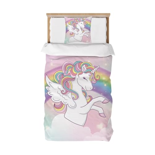 Caregchrisj Einzelbett für Mädchen, Mikrofaser, 135 cm x 200 cm Caregchrisj Einzelbett für Mädchen, Mikrofaser, 135 cm x 200 cm von Caregchrisj