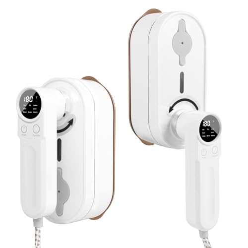 Mini, Dampfbügeleisen Dampfglätter, Tragbare Reise Clothes Steamer, 2-in-1 Steamer Dampfglätter, 10s schnelles Aufheizen 1200W Reisebügeleisen mit Hitzebeständigem Boden Mini, Dampfbügeleisen Dampfglätter, Tragbare Reise Clothes Steamer, 2-in-1 Steamer Dampfglätter, 10s schnelles Aufheizen 1200W Reisebügeleisen mit Hitzebeständigem Boden von Carehabi