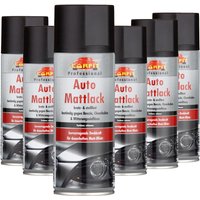Auto Mattlack, Schwarz 6er Set von Carfit