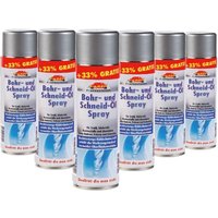 Bohr-/Schneid-Öl Spray 6er Set von Carfit