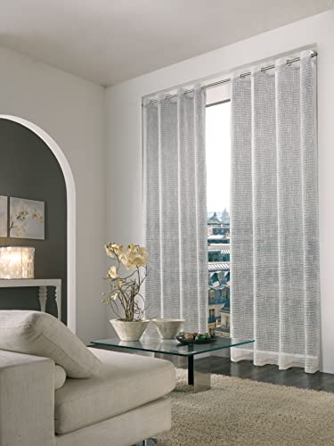 Cargo Import Möbelvorhang Gitter Taupe 140 x 280 cm von Cargo Import