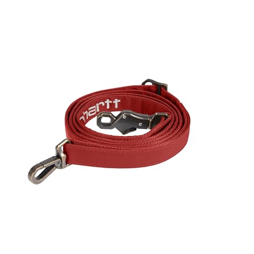 Carhartt Field Hundeleine, strapazierfähiges 600-Denier-Gewebe mit verstellbaren D-Ring-Metallbeschlägen, Industrie-Rot, Größe L Carhartt Field Hundeleine, strapazierfähiges 600-Denier-Gewebe mit verstellbaren D-Ring-Metallbeschlägen, Industrie-Rot, Größe L von Carhartt
