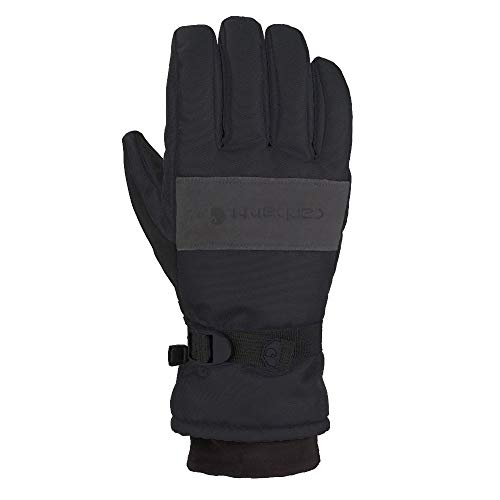 Carhartt Herren W.P. Wasserdichter isolierter Handschuh, schwarz/grau, XL (Packung 1) von Carhartt