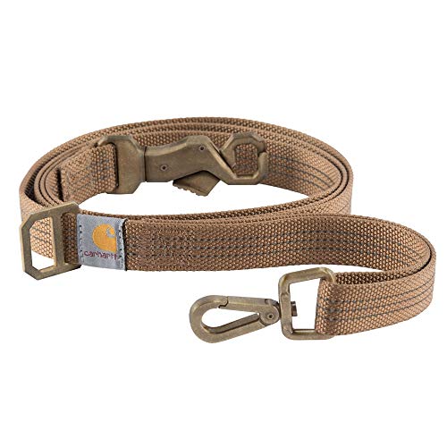 Carhartt Hundeleine, strapazierfähiges Nylon-Gurtband, Carhartt Brown, Größe S von Carhartt