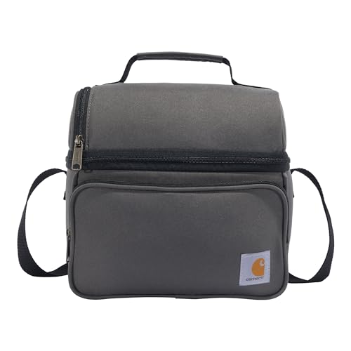 Carhartt Deluxe Dual Compartment Insulated Lunch Cooler Bag, Grey von Carhartt